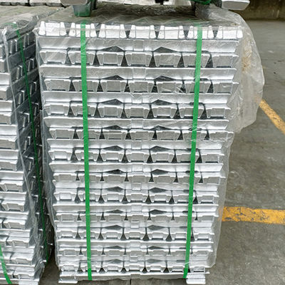 A00 Aluminium Ingot 6063 Alloy Adc12 Metal Furnace A7 99.7% Silvery White