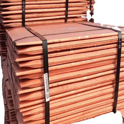99.99 Copper Cathode Sheet Plate 2mm 3mm Thick Electrolyte Copper Plating