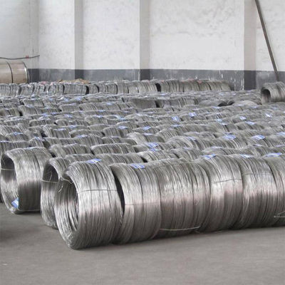 Le zinc a enduit le fil machine plongé chaud galvanisé 0.3mm de Gi de la catégorie 304 de fil d'acier inoxydable la mesure 12 17 18